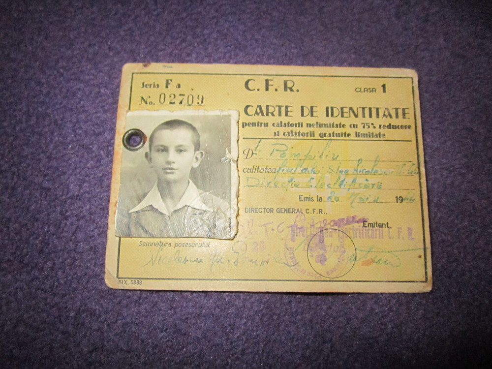 Cfr an 1944 carte identitate c18 | Okazii.ro