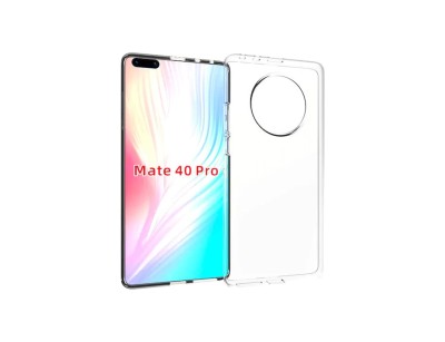 Husa TPU Ultraslim Huawei Mate 40 Pro, Transparent foto