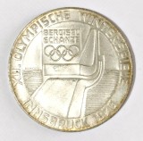 AUSTRIA 100 SCHILLING 1976 XII OLYMPSCHE WINTERSPIELE INNSBRUCK ARGINT AUNC, Europa