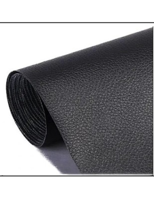 Material Imitatie Piele Autoadeziv 150x100cm, Negru foto