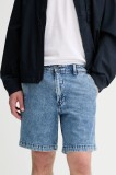Levi&#039;s pantaloni scurti din bumbac culoarea alb