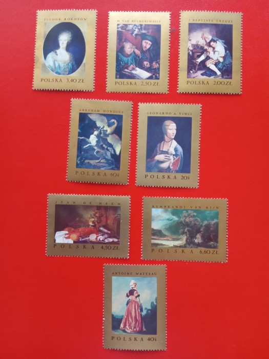 POLONIA, PICTURI - SERIE COMPLETĂ MNH