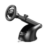 Suport auto telefon AMiO My Mag compatibil MagSafe, cu magnet puternic, brat reglabil, ventuza reutilizabila rotativa, montaj pe parbriz, bord si