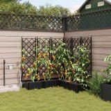 Cumpara ieftin Ghivece de Grădină 1 buc Negru 120 x 120 x 126 cm Plastic