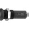 Lampă LED Convexă Roșie 24VDC IP67 &Oslash;8.4mm Alamă