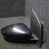 Oglinda Laterala Dreapta VW Polo 6R 6C 2010, Negru/Portocaliu, OEM E90244836R0857934, Unghi Mort, Garantie 12 luni