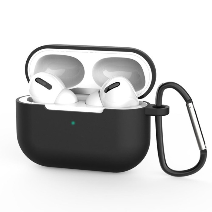 Husa silicon casti AirPods Pro 3 Techsuit - Silicone Case Smooth Ultrathin Material - Black