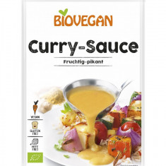 Sos bio de curry, fructat si picant, vegan 29g Biovegan