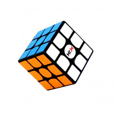 Cub Rubik 3x3x3 ShengShou Mr.M magnetic, Black, 262CUB foto