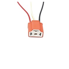 Mufa ceramica bec auto pentru soclu H4, cu fire 15cm H4-Fplug