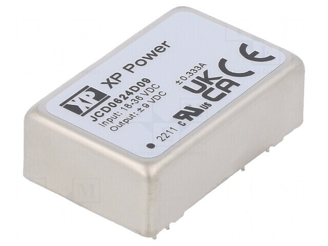 Convertor DC/DC 6W 18-36V Intrare 9V + 9V Ieşire