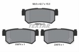 Set placute frana TEXTAR 2367301