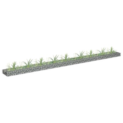 Strat &amp;icirc;nălțat gabion, 360x30x10 cm, oțel galvanizat foto