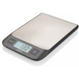 Cantar de bucatarie Gallet, 5 kg, otel inoxidabil, oprire automata, functie tara, afisaj LCD, General