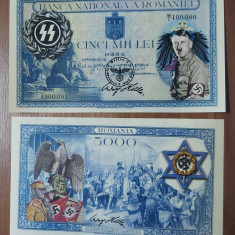 WW2 bancnota fantezie 5000 lei 1931