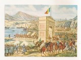 RF161 - Carte Postala - Centenarul independentei de stat a Romaniei. Trecerea armatei romane in Dobrogea, necirculata 1977