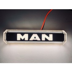 Lampa gabarit cu LOGO NEON Alb FR0260 MAN