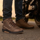 Ghete moto W-TEC Colton din piele, ventilate, cu protectie glezna