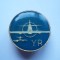 INSIGNA AVIATIE - AVIATIE CIVILA / FAR PILOT AVION YR , TIP MIC , RARA , IM 1.69