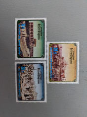 coreea de nord - Timbre trenuri, locomotive, cai ferate, nestampilate MNH foto