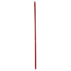 Coada din metal pentru matura, rosu, 120 cm