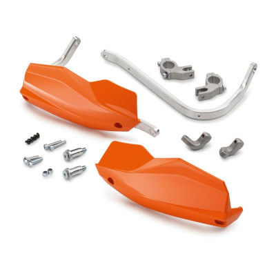 Kit complet handguarduri KTM (aluminiu) portocalii foto