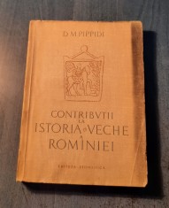 Contributii la istoria veche a Romaniei D. M. Pippidi