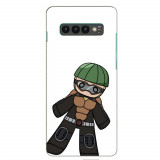 Husa compatibila cu Samsung Galaxy S10 Plus Silicon Gel Tpu Model One Punch Man Mumen Rider