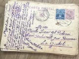 CPA01 Interbelic circulatie- roman Giulesti - Militara