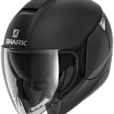 Casca Moto Shark Citycruiser Blank Negru Mat Marimea S HE1921E-KMA-S