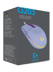 Mouse Logitech G203 Lightsync Lilac PC
