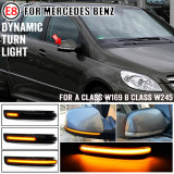 Set de 2 lampi led semnalizare dinamica/progresiva oglinda fumurie Mercedes-Benz