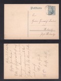 Germany 1908 Postal History Rare Old postcard postal stationery Mupperg D.447