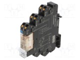 Releu interfață DPDT 24V DC 8A pentru șină DIN WEIDM&Uuml;LLER