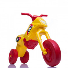 Tricicleta fara pedale Enduro - galben-rosu foto