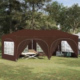 vidaXL Cort de Petrecere Pop-up Maro 575 x 288 x 245 cm 42019907