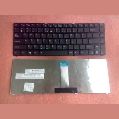 Tastatura laptop noua ASUS UL20 BLACK FRAME BLACK Blue Printing US