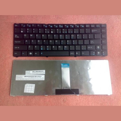 Tastatura laptop noua ASUS UL20 BLACK FRAME BLACK Blue Printing US foto