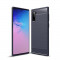 Husa Samsung Galaxy Note 10, Carbon Flexibil, Albastru