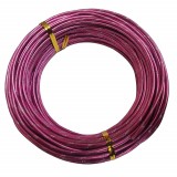 Rola de sarma pentru gradina/mestesuguri DZDSBB, aluminiu, violet, 20 m x 2 mm