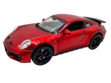 Macheta Porsche Turbo rosu scara 1:22 cu lumini, sunete si efect de aburi