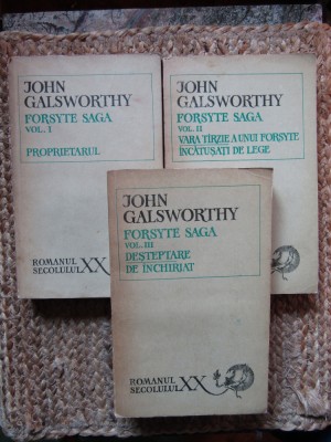 Forsyte Saga (3 volume) &amp;ndash; John Galsworthy foto
