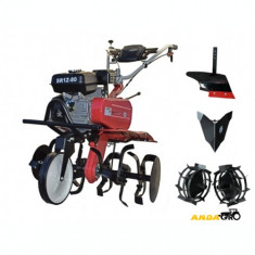 Motocultor SR1Z-80 - Transmisie Fonta, Roti Metalice, Rarita Fixa, Plug Arat foto