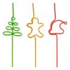 Set Paie Rasucite Craciun, Multicolor, 5x255mm, 3 Bucăți, Oem