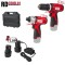 Set bormasina + surubelnita cu impact 12V 2x1.5Ah RD-CDIDL01 HardWork ToolsRange