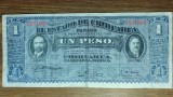 Cumpara ieftin Mexic provincia Chihuahua - bancnota rara de razboi civil - 1 peso 1915 - starea din imagini