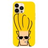 Husa compatibila cu Apple iPhone 14 Plus model Johnny Bravo She digs me!, Silicon, TPU, Viceversa, Transparent, Carcasa