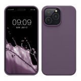 Husa Kwmobile pentru Apple iPhone 14 Pro Max, Mov inchis, Silicon, KWM000016NL032C, Carcasa