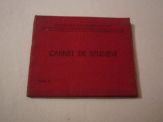 carnet de student la universitatea parhon facultatea filologie an 1951 c acte foto