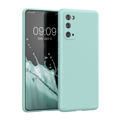 Husa pentru Samsung Galaxy S20 FE, Silicon, Verde, 56682.200, kwmobile foto